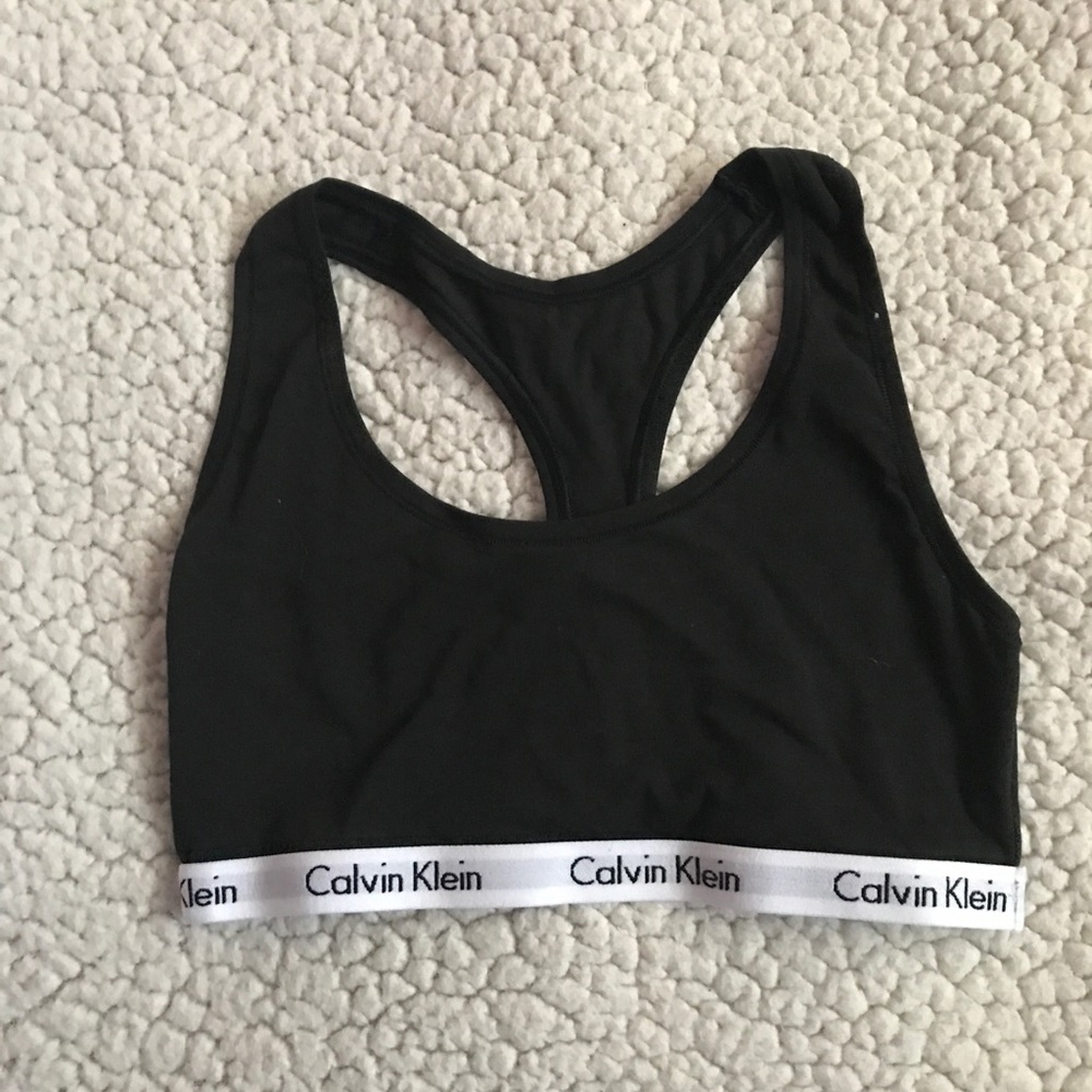 Black Calvin Klein Bralette